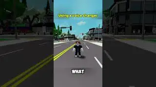 Using a voice changer on Roblox 💀