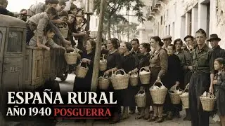 🔴ESPA&Ntilde;A 1940 LA POSGUERRA EN LOS PUEBLOS: : hambre, trabajo y silencio tras la guerra