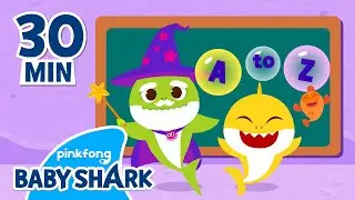 Baby Shark Learns ABC at School! | +Compilation | Back to School | For Kids | Baby Shark Official