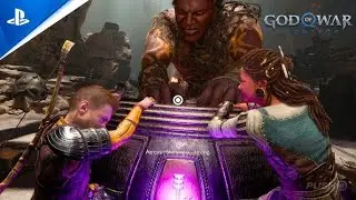 The GIANT Grandma Boss Fight! (Atreus vs Gryla) - God of War Ragnarok