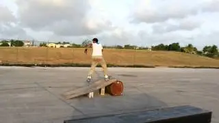 Clean 720 on Rollerblades!!