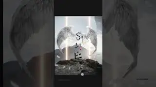 White wings👻 photo editing concept by PicsArt 📲||#white #devils #shortsvideo #sherueditz