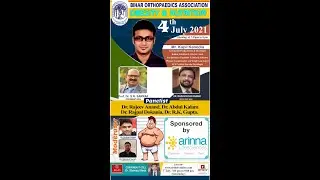 Bihar Orthopaedic Association webinar:   Obesity & Nutrition
