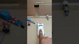 Automatic Gate Opening System | Sensor Controlled DIY Project | #shorts #dcmotor
