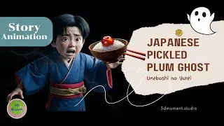 Story Animation : Japanese pickled plum ghost, Japan folk tale Umeboshi no Yūrei, Ume ghost