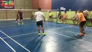 Quarterfinals-Ytang/Richard vs Danny/Christian-Badminton