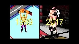 Evolution of Fire Pro Wrestling Games 1989-2017