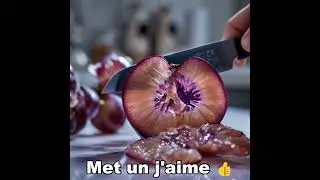 D&eacute;coupage de prune en cristal | #asmr