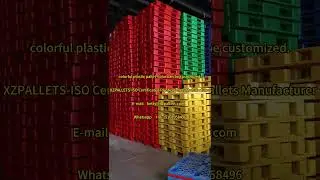 plastic pallet color #china #factory #machine #manufacturer #production #pallets #colors #red#green