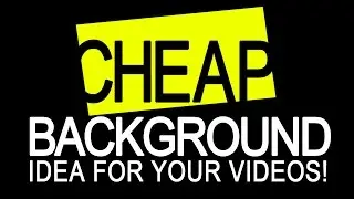 Cheap Background For Your Videos