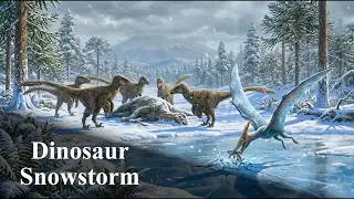 Jurassic Snowstorm Ambience: Dinosaur Sounds & Horror Suspense Music for Workout & Good Vibes