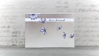 Altenew Mini Blossoms and Embossing Resist technique