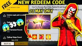 free fire redeem code || redeem code free fire today || 22 May redeem code....