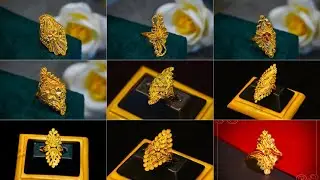 Gold Ring designs for womens with Price |1Gram Gold Ring |Gold ring designs for women simple ||