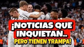 🚨💥¡NOTICIAS DEL MADRID INQUIETANTES… PERO CON TRAMPA!
