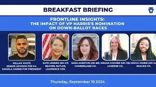 Breakfast Briefing: Frontline insights of the impact of VP Harris's Nomination on Down-Ballot Races