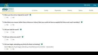 CA EDD UI - Certification Questions That Can Put Your Payments on Hold