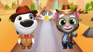 Explorer Hank Gold Run Vs Cowboy Tom Gold Run - Talking Tom Gold Run
