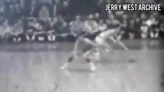 Rare Film of Jerry West Dunking!