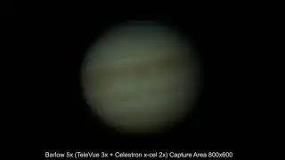 Jupiter with visible Moons (6 June 2021)