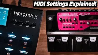 HeadRush Looperboard против BOSS RC-300 Loop Station &mdash; настройки MIDI
