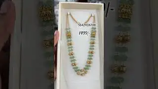 wow beautiful Beads jewellery collection #pravara #beadsjewellery #onegramegold #jewellery #ytshorts