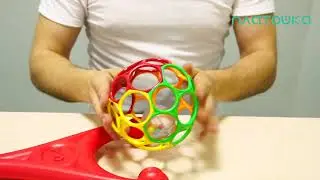 Учимся ходить весело! Каталка с мячом, Oball 81091