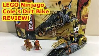 LEGO Ninjago Cole's Dirt Bike 70672 Review and an Announcement