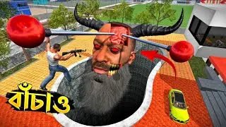 Franklin এর বাড়িতে চলে আসলো ভয়ঙ্কর Devil👹 Franklin এর কাটা মাথা 🥶 ! Indian Bikes Driving 3D 