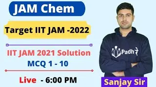 IIT JAM 2021 Chemistry Solution | PART-01 IIT JAM 2021 PYQ SOLUTION || IIT JAM 2021 SOLUTION