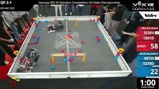 Georgia HS State Championship : Division 1 - QF #2-1 - 3536V & 1961D vs 4873S & 5278D - Auton + Driv