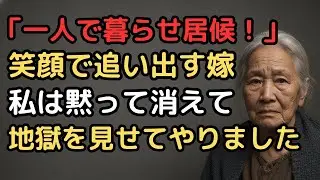 「明日から一人で暮らせ」と笑った嫁に家を追い出された73歳母が黙って去った翌日、家族は地獄を見た