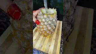 How to Juice Pine Apple Like A Pro #juice #juicewrld #juicy #pineapple #delicious #trending #new
