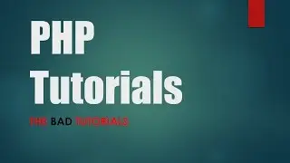 PHP & MySQL Tutorial - 3: First PHP Script