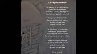 Julesang fra Nordm&oslash;re (med tekst)