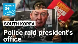 South Korea police raid Yoon's office over martial law as ousted minister attempts suicide
