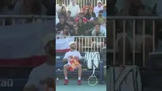 Point penalty and Game penalty for Corentin Moutet 🤯 #atp #tennis