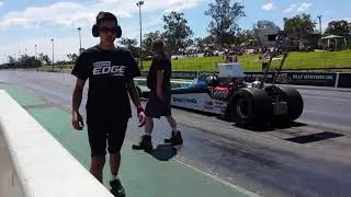 Ken Lowe Injected Nitro BBC-Powerglide first run on E6