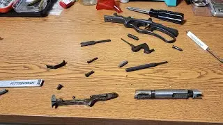 Time to clean an old 35remington 336 marlin! full of old oil & carbon from years of hard hunting PA.