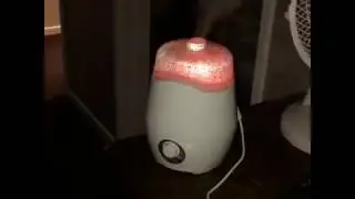Ultrasonic Vapouriser in action