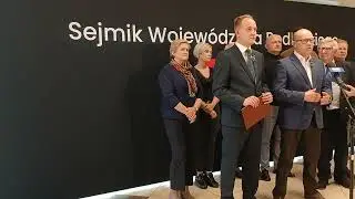 Konferencja prasowa PiS 16.10.2025 Podlaski Urząd Marszałkowski