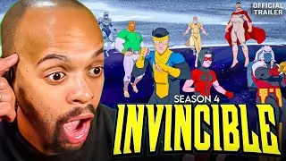 This is Going to HURT! 😭 Invincible Season 4 - Official Trailer Reaction & Theories!