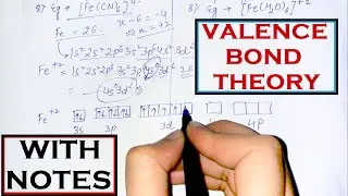 VBT | Valence Bond Theory | Coordination Compounds | With Notes