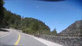Timelapse of driving from Lewiston to Rio Dell Apr 2021