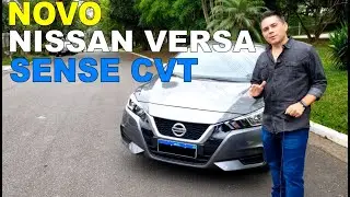 NOVO NISSAN VERSA 2021 - Modelo Sense com câmbio CVT