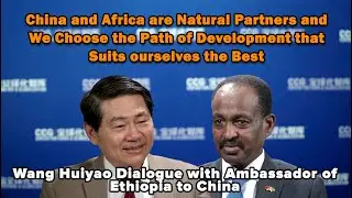 Wang Huiyao Dialogue with Ethiopian Ambassador Teshome Toga Chanaka on China-Africa cooperation