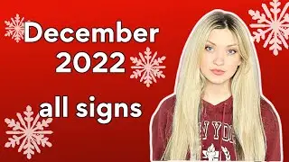✨ DECEMBER 2022 HOROSCOPES | ALL SIGNS ✨