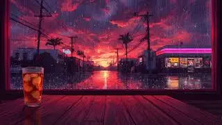 ⛈️ Rainy Tokyo Sunset - Lofi Hip Hop Mix for Work and Deep Focus