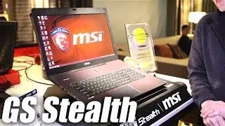 MSI CES 2014 - GT Dominator gaming laptops (Soon to be running new green chips)