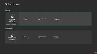 How to Turn On/Off Recurring Billing on Xbox Series Console